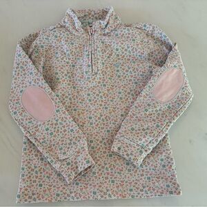 Girls Canter Collar Half Zip Fall Fest Beaufort Bonnet Company size 7 Pink Blue